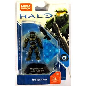 Mega Construx Halo Series 8 MASTER CHIEF FVK24, New, See Pics/Description!